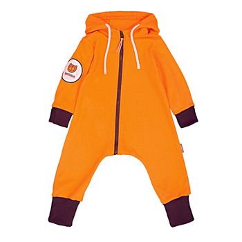 Комбинезон из футера "Огненный апельсин" ТКМ-ОА (размер 86) - Комбинезоны от 0 до 3 лет - интернет гипермаркет детской одежды Смартордер